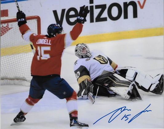 Signed Anton Lundell Florida Panthers Autographed 8x10 Photo #4 Original