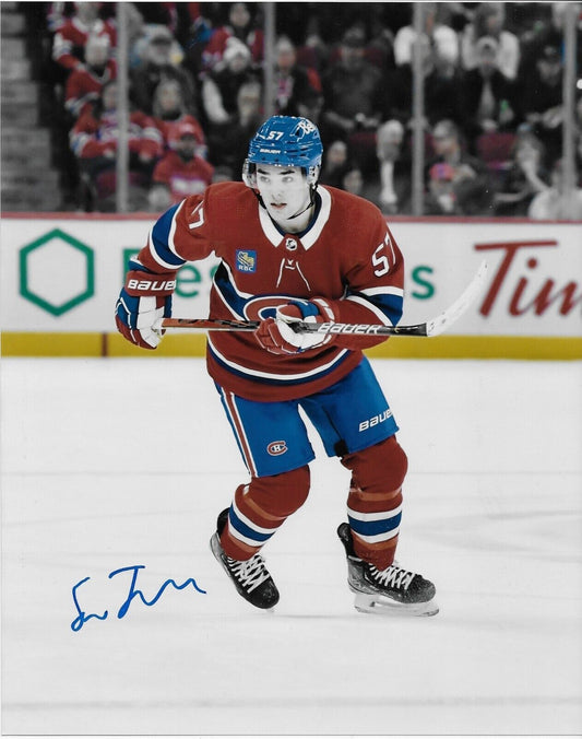 Signed Sean Farrell Montreal Canadiens Autographed 8x10 Photo #9 Original