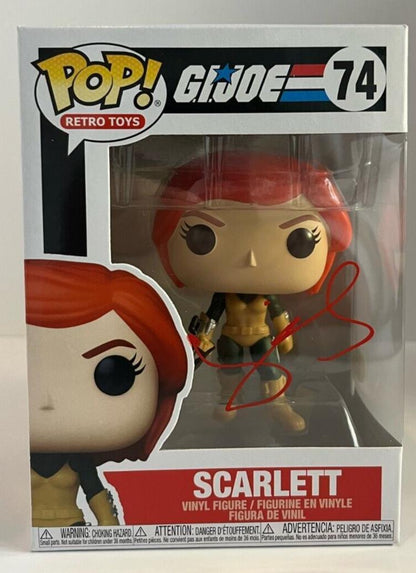Autographed  Samara Weaving signed GI Joe Scarlett Funko JSA Snake Eyes