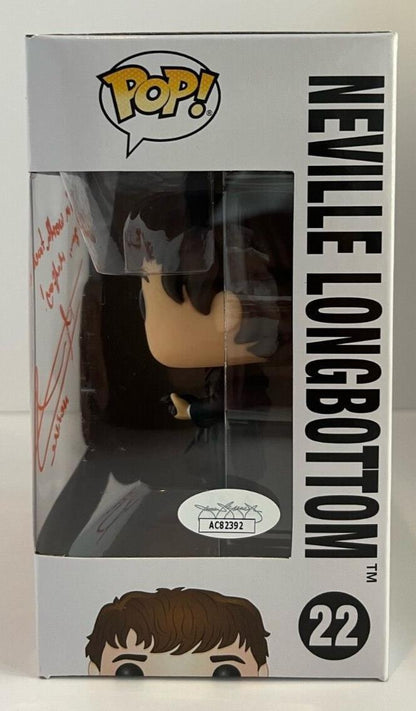 Autographed  Matthew Lewis signed Harry Potter Neville Longbottom Funko JSA