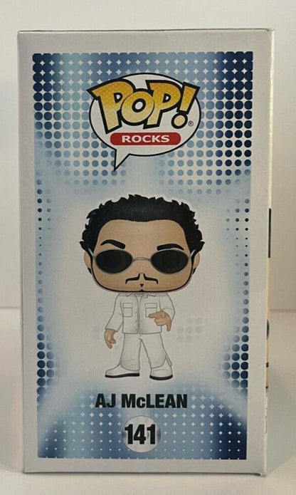 Autographed AJ Mclean signed Backstreet Boys Rock Pop Funko JSA certified