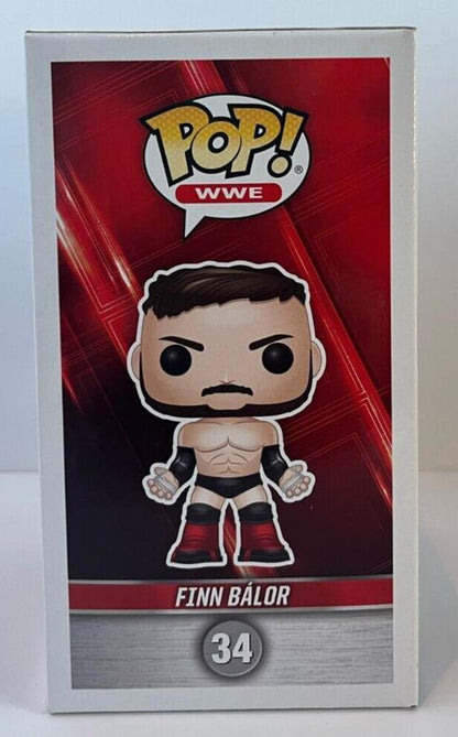Autographed  Finn Balor signed WWE Pop Funko JSA Wrestling
