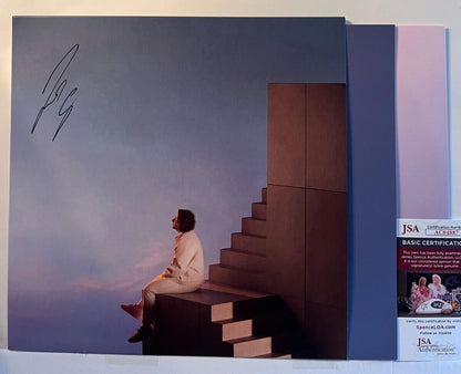 Autographed Lewis Capaldi  Broken by Desire to be Heavenly LP signed Vinyl  JSA