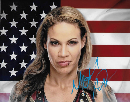 Photo de catch autographiée Mercedes Martinez signée AEW 8x10 #2 Original