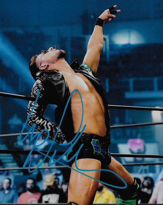 Photo 8x10 signée par Kip Sabian, catcheur AEW, n°1, originale