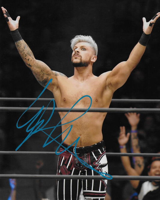 Photo 8x10 signée par Kip Sabian, lutteur AEW, n°2, originale
