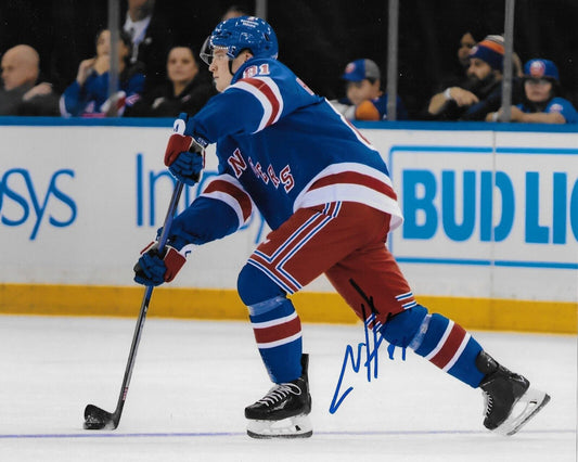 Autographed New York Rangers Mac Hollowell  Signed 8x10 Photo #1 Original