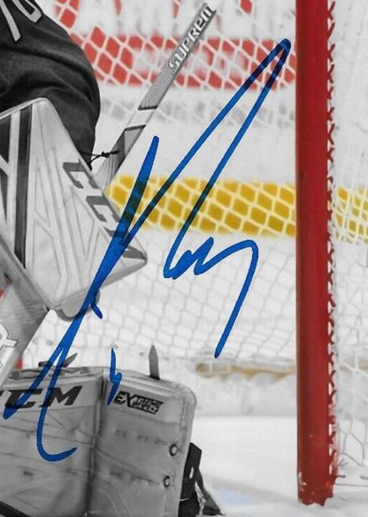 Autographed Tampa Bay Lightning Louis Domingue Signed 8x10 Photo #2 Original