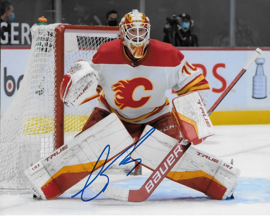 Autographed Calgary Flames Louis Domingue Signed 8x10 Photo #5 Original