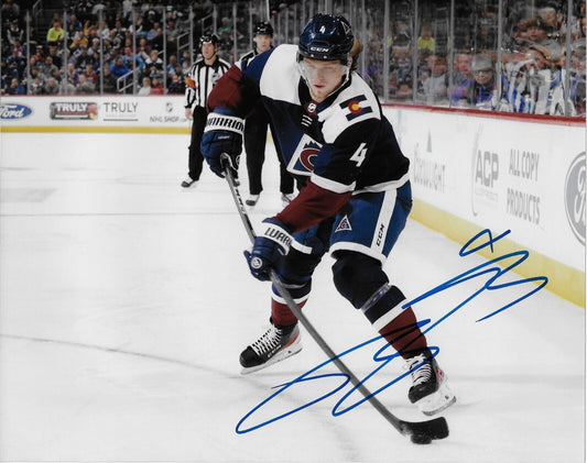 Autographed Colorado Avalanche Bowen Byram Signed 8x10 Photo #2 Original