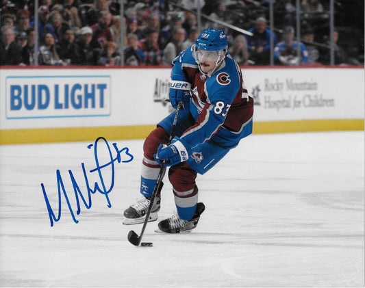 Autographed Colorado Avalanche Matt Nieto Signed 8x10 Photo #1 Original
