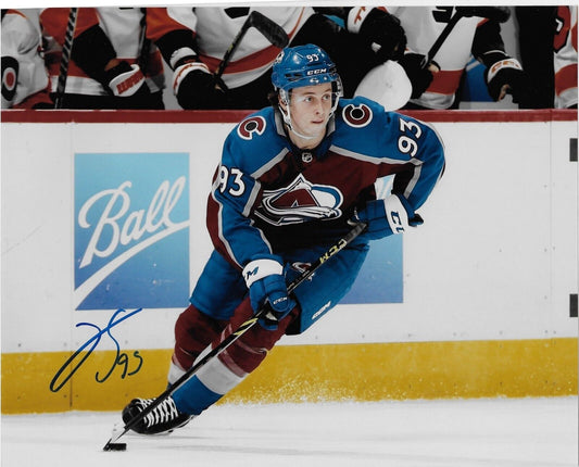 Autographed Colorado Avalanche Jean-Luc Foudy Signed 8x10 Photo #1 Original
