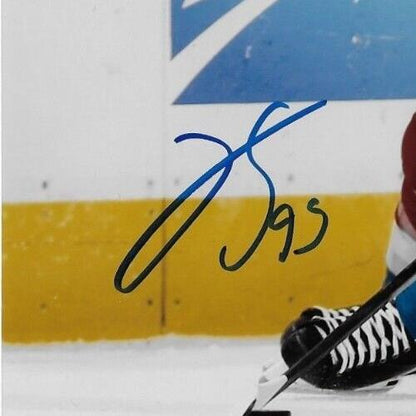 Autographed Colorado Avalanche Jean-Luc Foudy Signed 8x10 Photo #1 Original