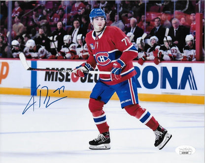 Signed Kirby Dach Montreal Canadiens 8x10 Photo #1 Original w JSA Authentication