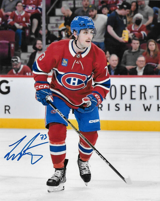 Signed Lucas Condotta Montreal Canadiens Autographed 8x10 Photo #2 Original