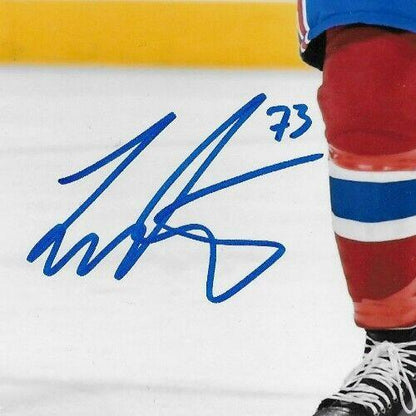 Signed Lucas Condotta Montreal Canadiens Autographed 8x10 Photo #2 Original