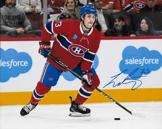 Signed Lucas Condotta Montreal Canadiens Autographed 8x10 Photo #3 Original