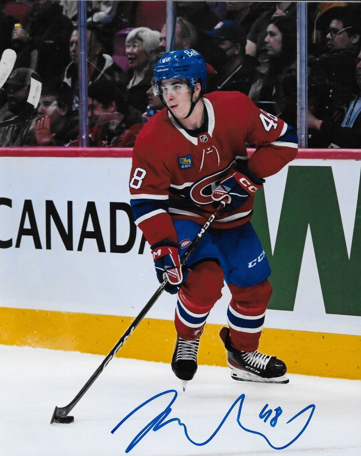 Autographed Montreal Canadiens Filip Mesar Signed 8x10 Photo #7 ORIGINAL