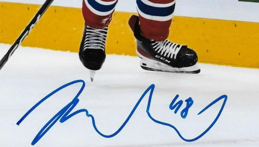 Autographed Montreal Canadiens Filip Mesar Signed 8x10 Photo #7 ORIGINAL