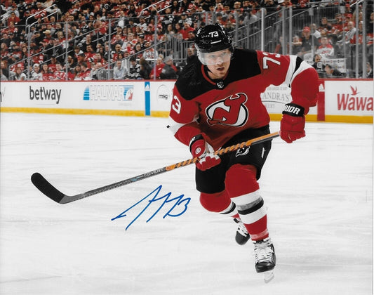 Autographed New Jersey Devils Tyler Toffoli Signed 8x10 Photo #2 Original