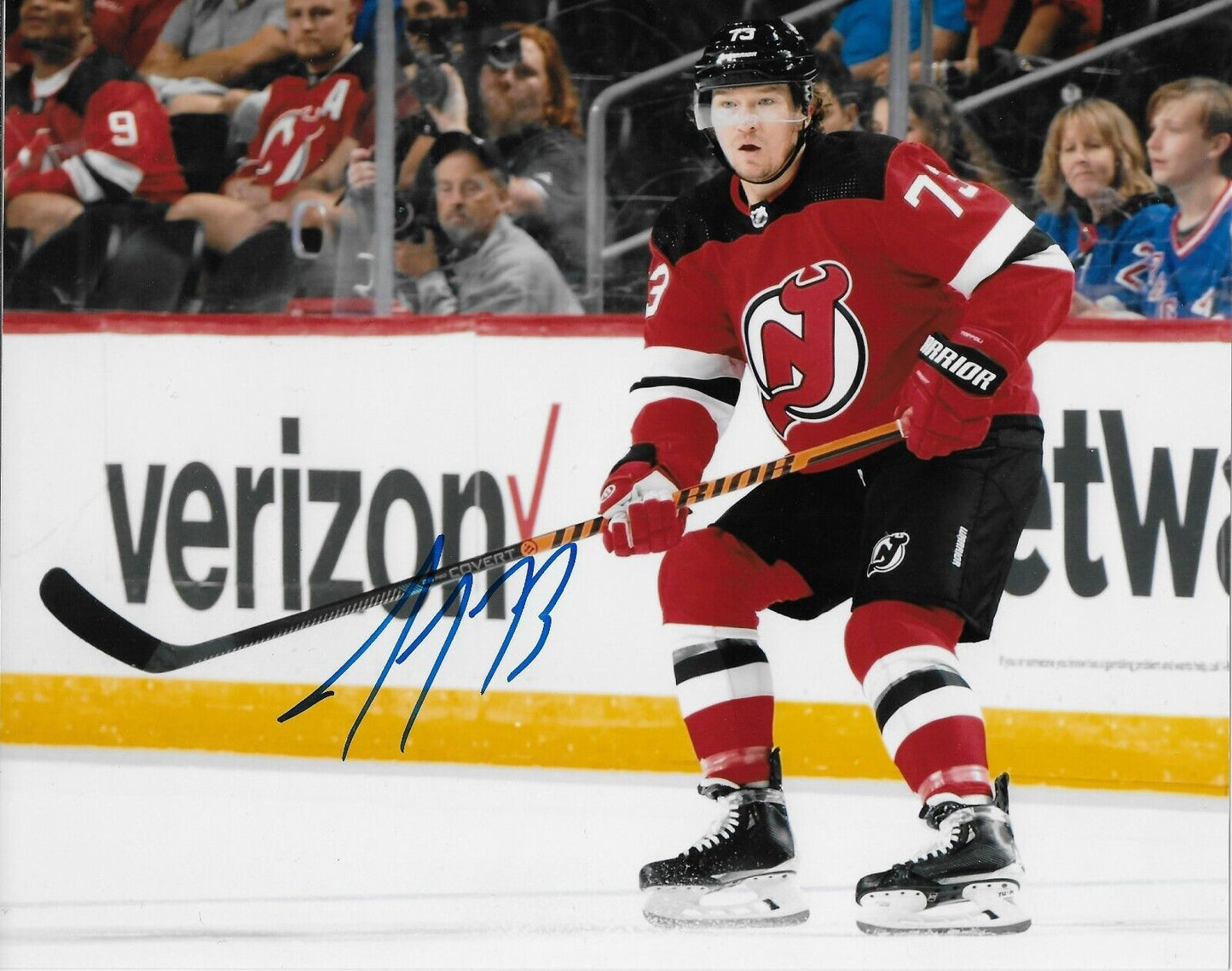 Autographed New Jersey Devils Tyler Toffoli Signed 8x10 Photo #3 Original