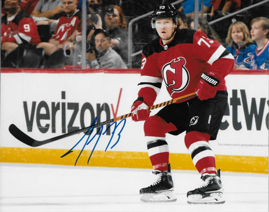 Autographed New Jersey Devils Tyler Toffoli Signed 8x10 Photo #3 Original