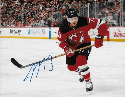 Autographed New Jersey Devils Tyler Toffoli Signed 8x10 Photo #4 Original