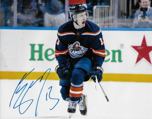 Autographed New York Islanders Mathew Barzal Signed 8x10 Photo #1 Original