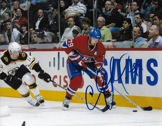 Photo autographiée 8x10 signée par Andrei Markov des Canadiens de Montréal #1