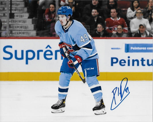 Autographed Montreal Canadiens Rafael Harvey Pinard 8x10 Photo #6 Original