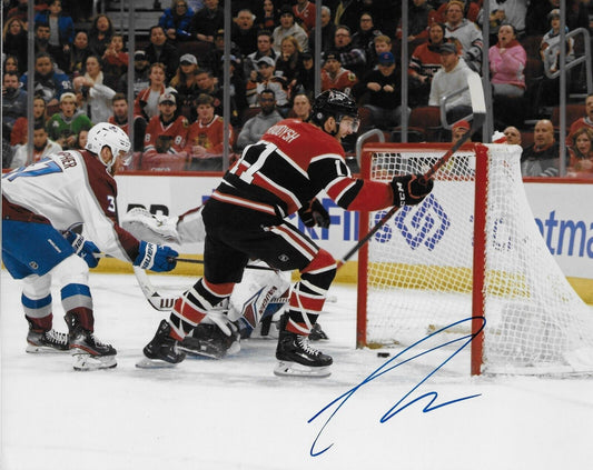 Photo autographiée 8x10 de Taylor Raddysh des Chicago Blackhawks #1 originale