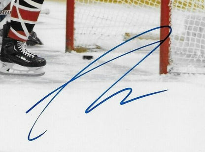 Photo autographiée 8x10 de Taylor Raddysh des Chicago Blackhawks #1 originale