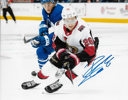 Signed Erik Brannstrom Ottawa Senators Autographed 8x10 Photo #3 Original