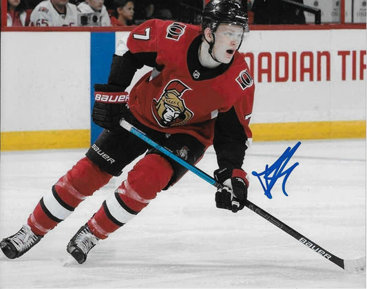 Signed Brady Tkachuk Ottawa Senators Autographed 8x10 Photo #1 Original