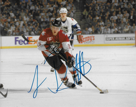 Photo 8x10 signée Luc Robitaille, membre du Temple de la renommée du hockey des Kings de Los Angeles, n° 4