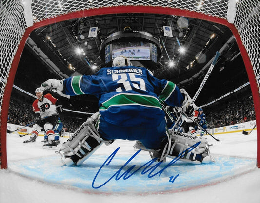 Signed Cory Schneider Vancouver Canucks Autographed 8x10 Photo #2 Original