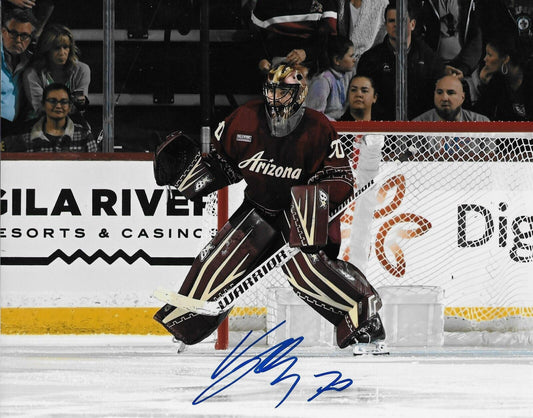 Signed Karel Vejmelka Arizona Coyotes Autographed 8x10 Photo #1 Original