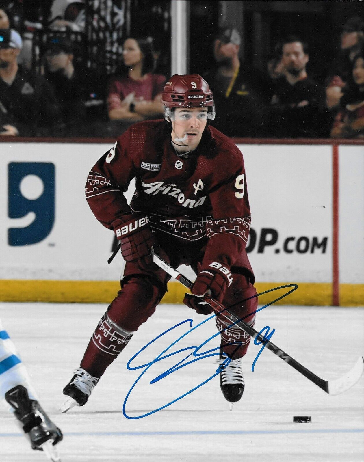 Signed Clayton Keller Arizona Coyotes Autographed 8x10 Photo #1 Original