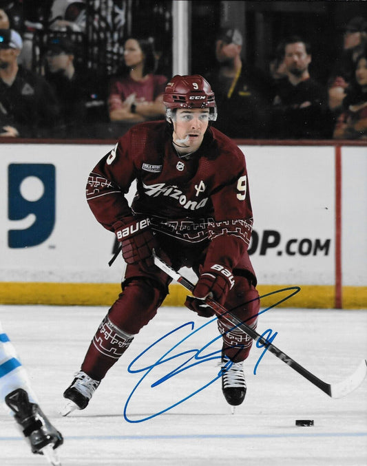 Signed Clayton Keller Arizona Coyotes Autographed 8x10 Photo #1 Original