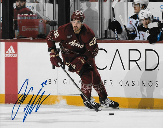 Signed Jack McBain Arizona Coyotes Autographed 8x10 Photo #1 Original