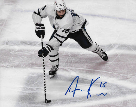 Signed Alex Kerfoot Toronto Maple Leafs Autographed 8x10 Photo #2 Original