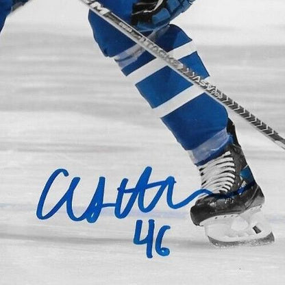 Signed Alex Steeves Toronto Maple Leafs 8x10 Photo #1 AHL Marlies Original