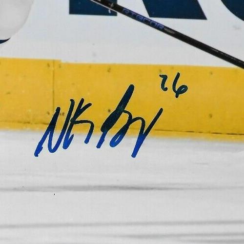 Photo 8x10 signée Nick Abruzzese des Maple Leafs de Toronto #2 des Marlies de la AHL