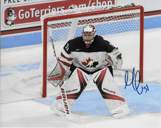Signed Genevieve Lacasse Team Canada  Womens Hockey 8x10 Photo #6 Original