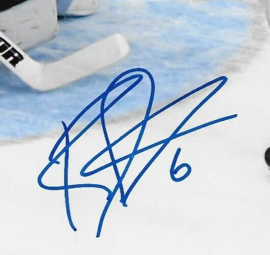 Signed Rebecca Johnston Team Canada Womens Hockey NHL All Star Game 8x10 Photo 8