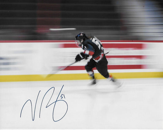 Signed Victoria Bach Team Canada Womens Hockey Olympics 8x10 Photo # 2 Original