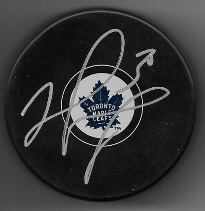 Rondelle de hockey signée par Matt Murray des Maple Leafs de Toronto avec authentification JSA