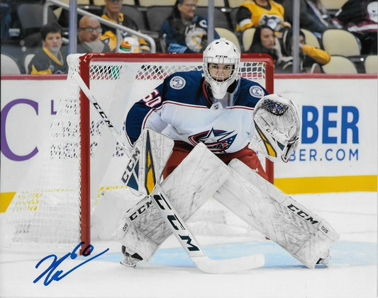 Signed Jet Greaves Columbus Blue Jackets Autographed 8x10 Photo #1 Original