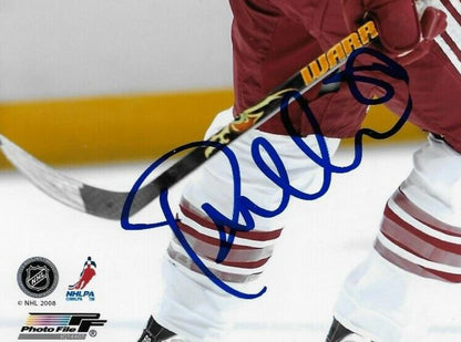 Signed Peter Mueller Arizona Coyotes Autographed 8x10 Photo #1 Original