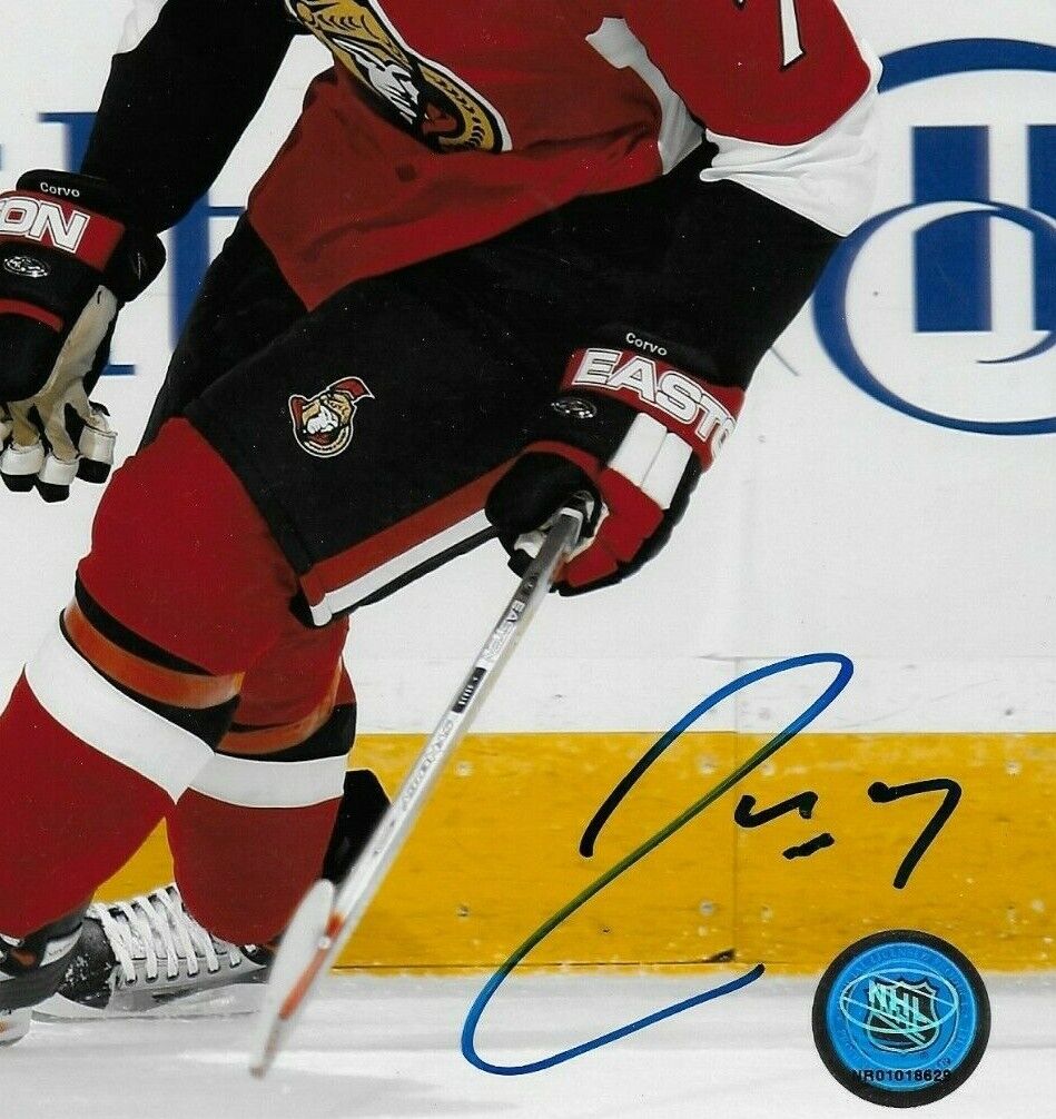 Signed Joe Corvo Ottawa Senators Autographed 8x10 Photo #1 Original